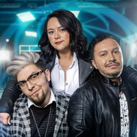 Foto de los 3 líderes de GEA Producciones: Juliette, Daniel y Leonardo